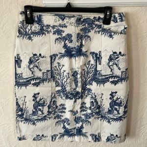 21” patterned skirt